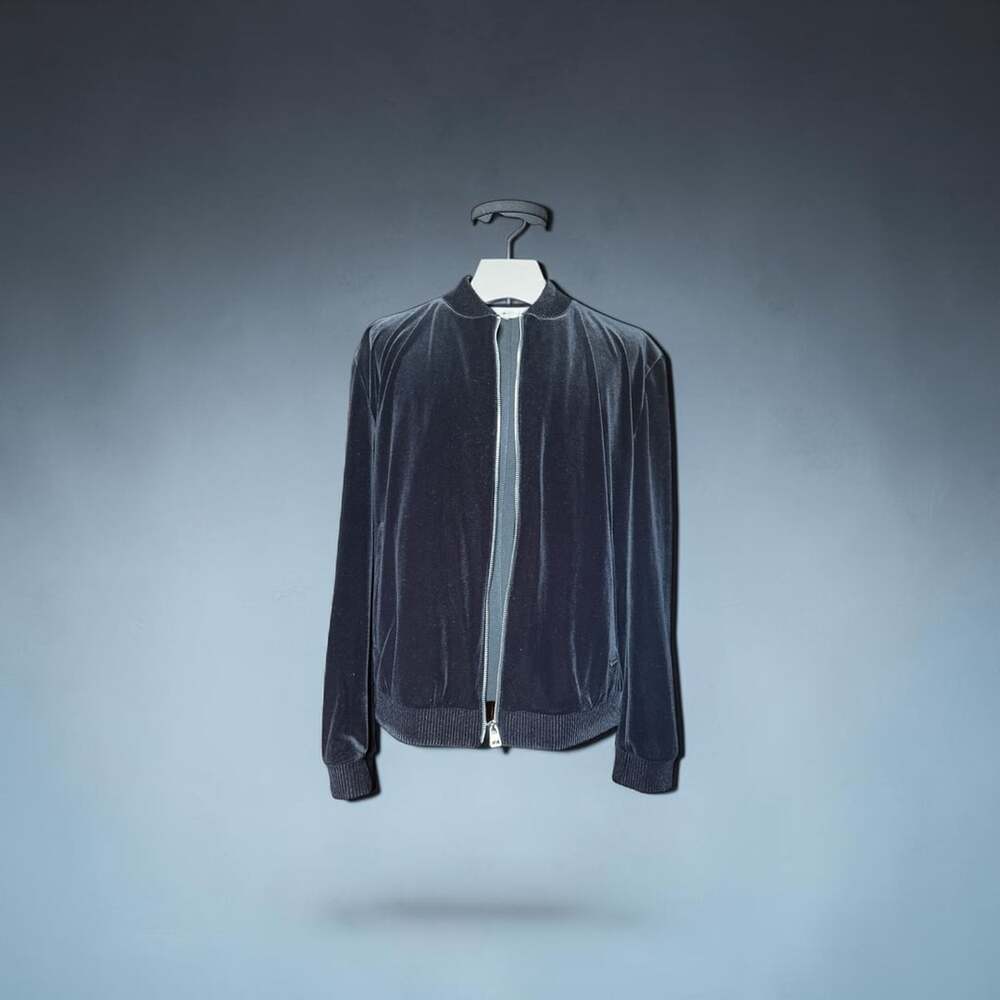 Hugo Black and Red Performance Super-Flex Bomber Jacket